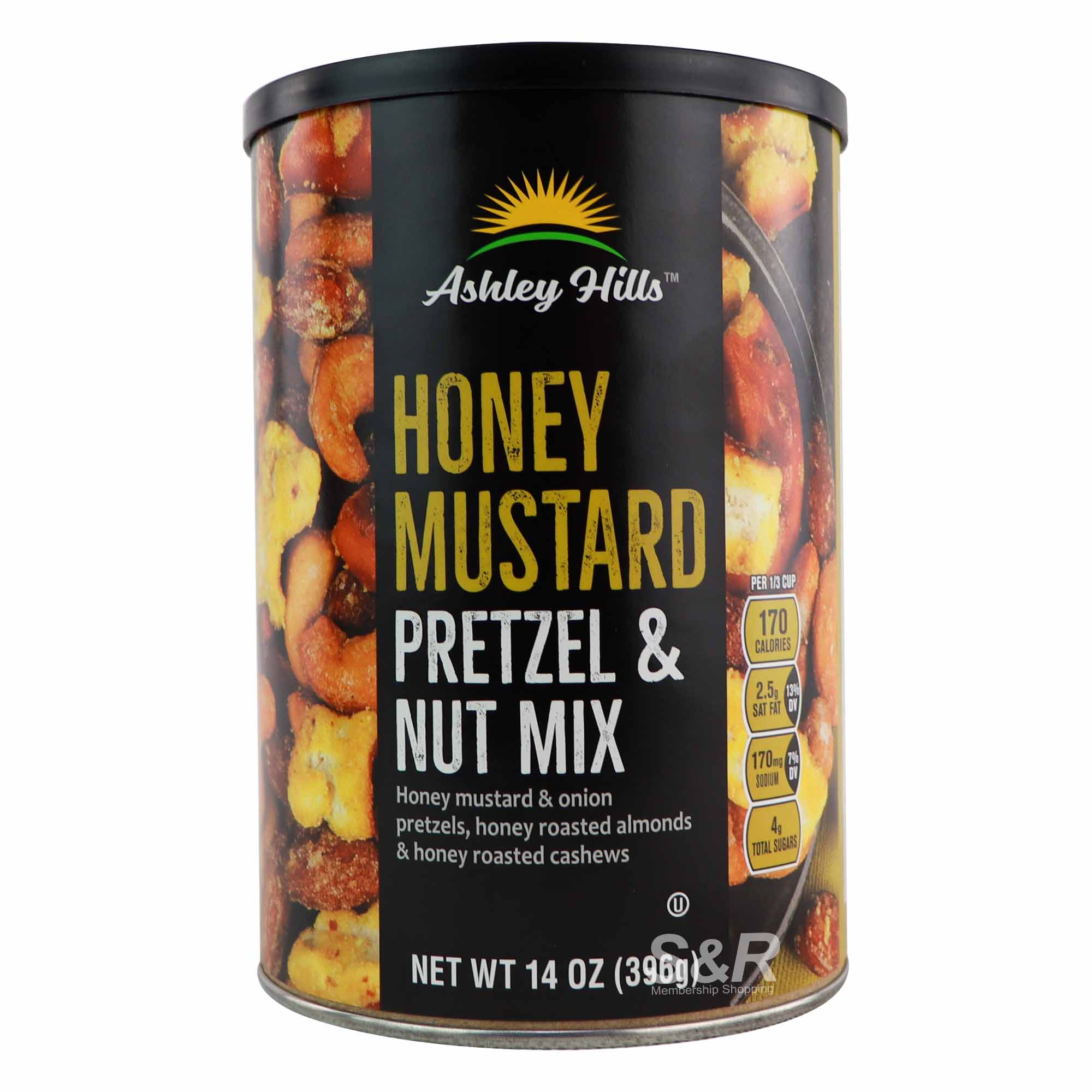 Ashley Hills Honey Mustard Pretzel and Nut Mix 396g
